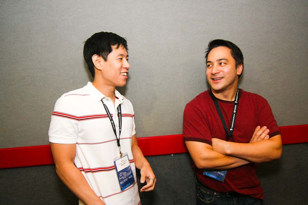 Leo Chu and Eric Garcia at SDAFF