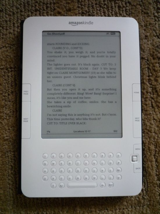 kindle screen