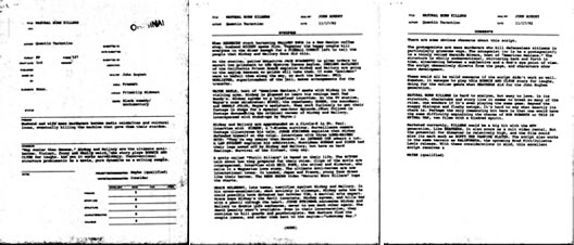 natural born killers script