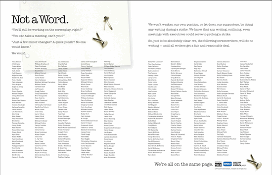 screenwriter ad