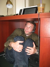 sommers under desk