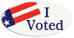 voting sticker