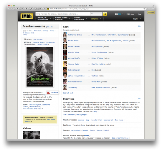 screen shot