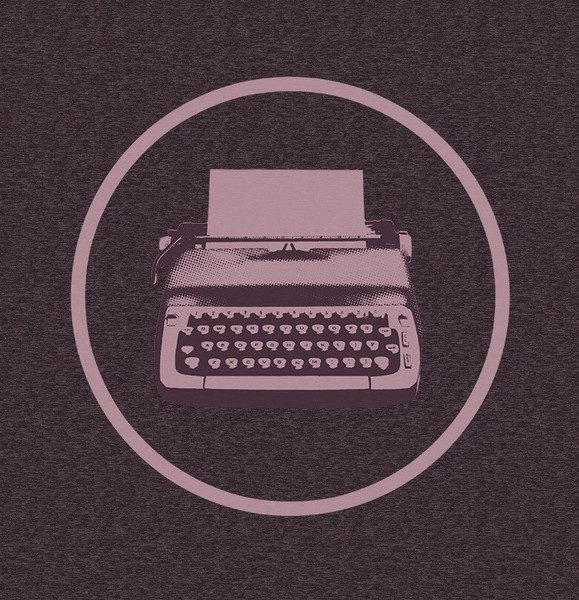 purple logo detail