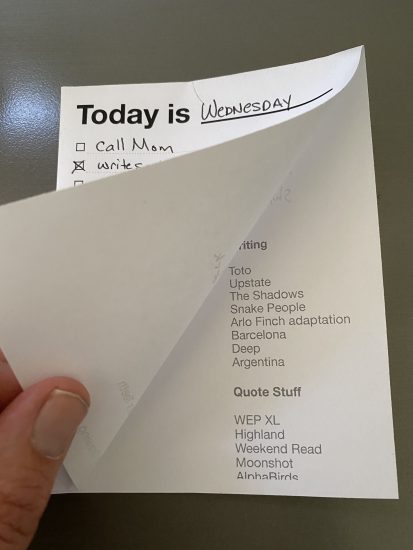 inside flap