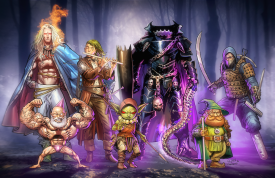 DnD group illustration